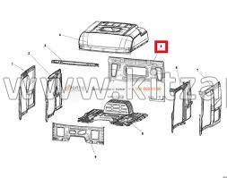 Каркас подкапотный SHACMAN X6000 DZ16251190110